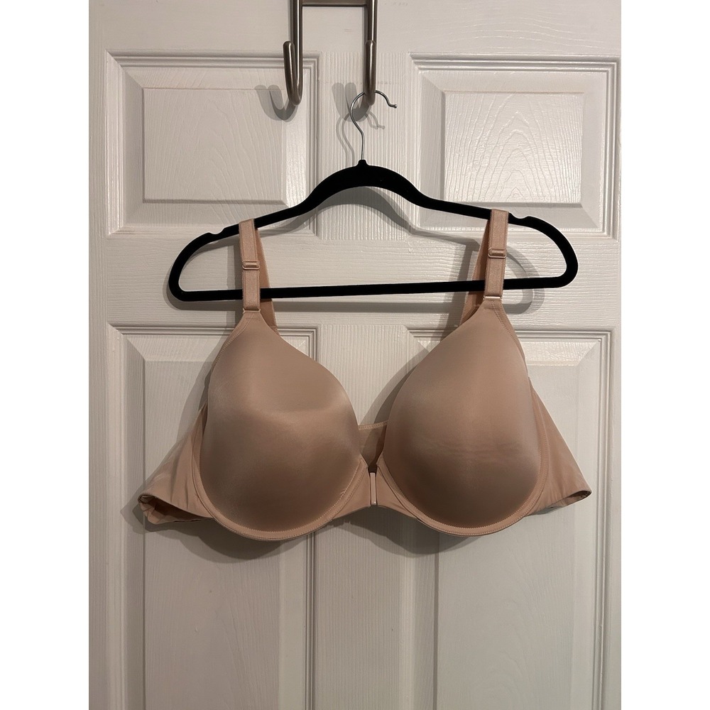 Torrid 50 B Perfect Coverage Push-Up Smooth Front Close‎ Bra Nude